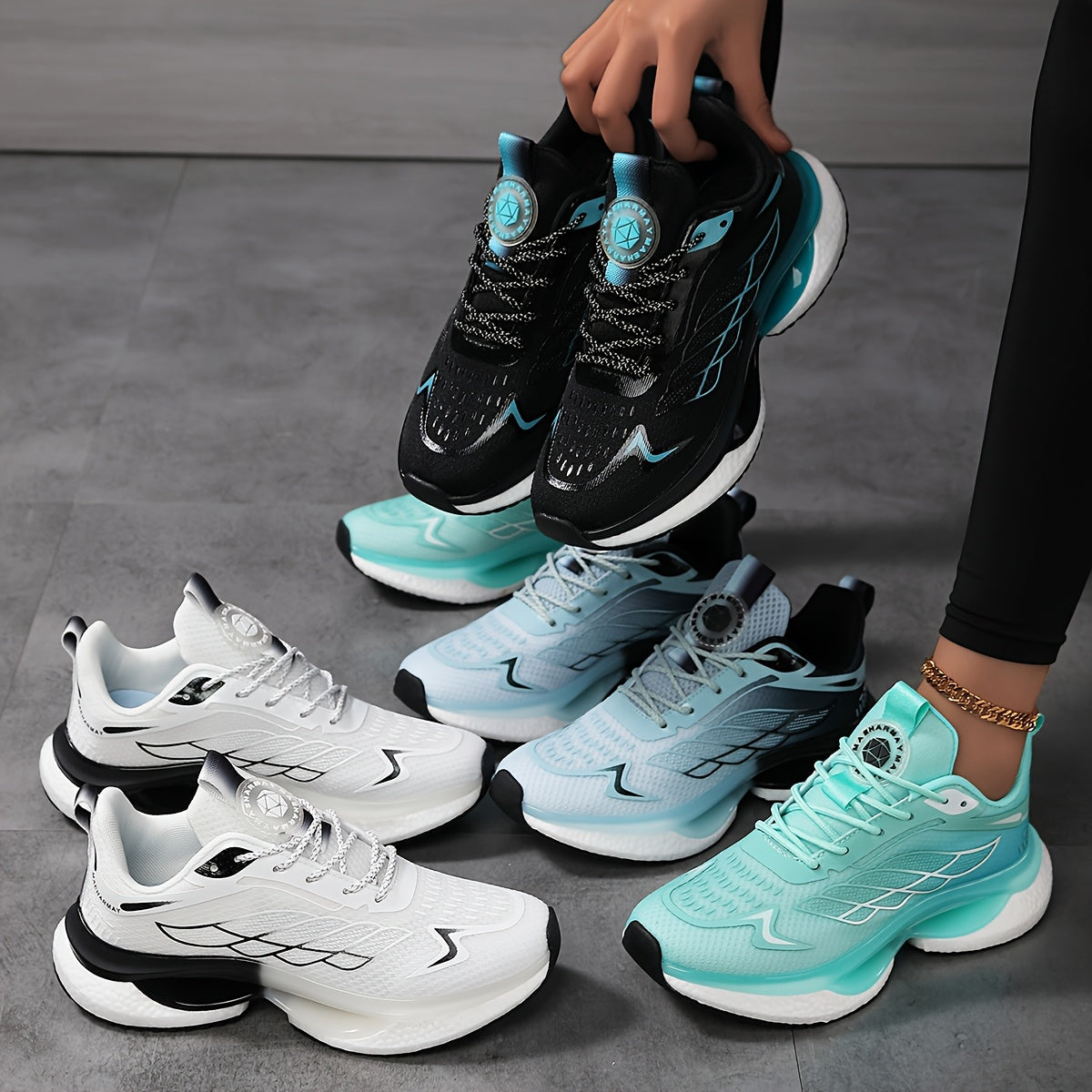 “FemmeFit 7D Comfort Sneakers voor Dames – Lichtgewicht, Antislip en Stijlvol voor Wandelen en Dagelijks Gebruik”