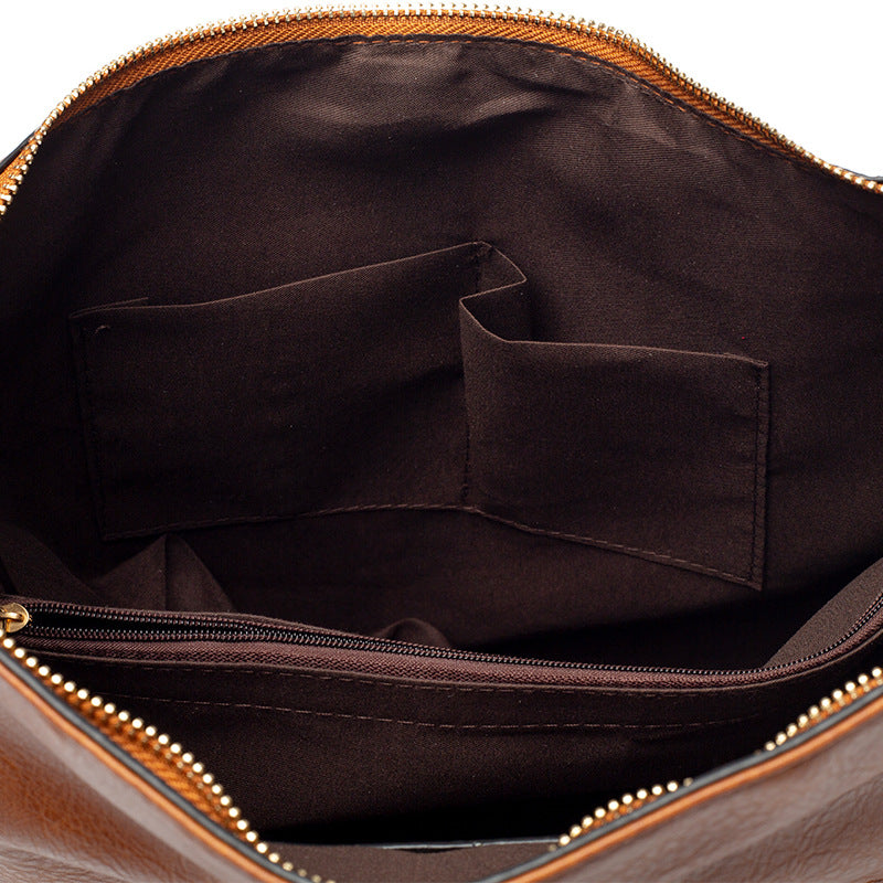 Hobo Bag Women – Large Capacity Retro PU Leather Shoulder & Crossbody Handbag
