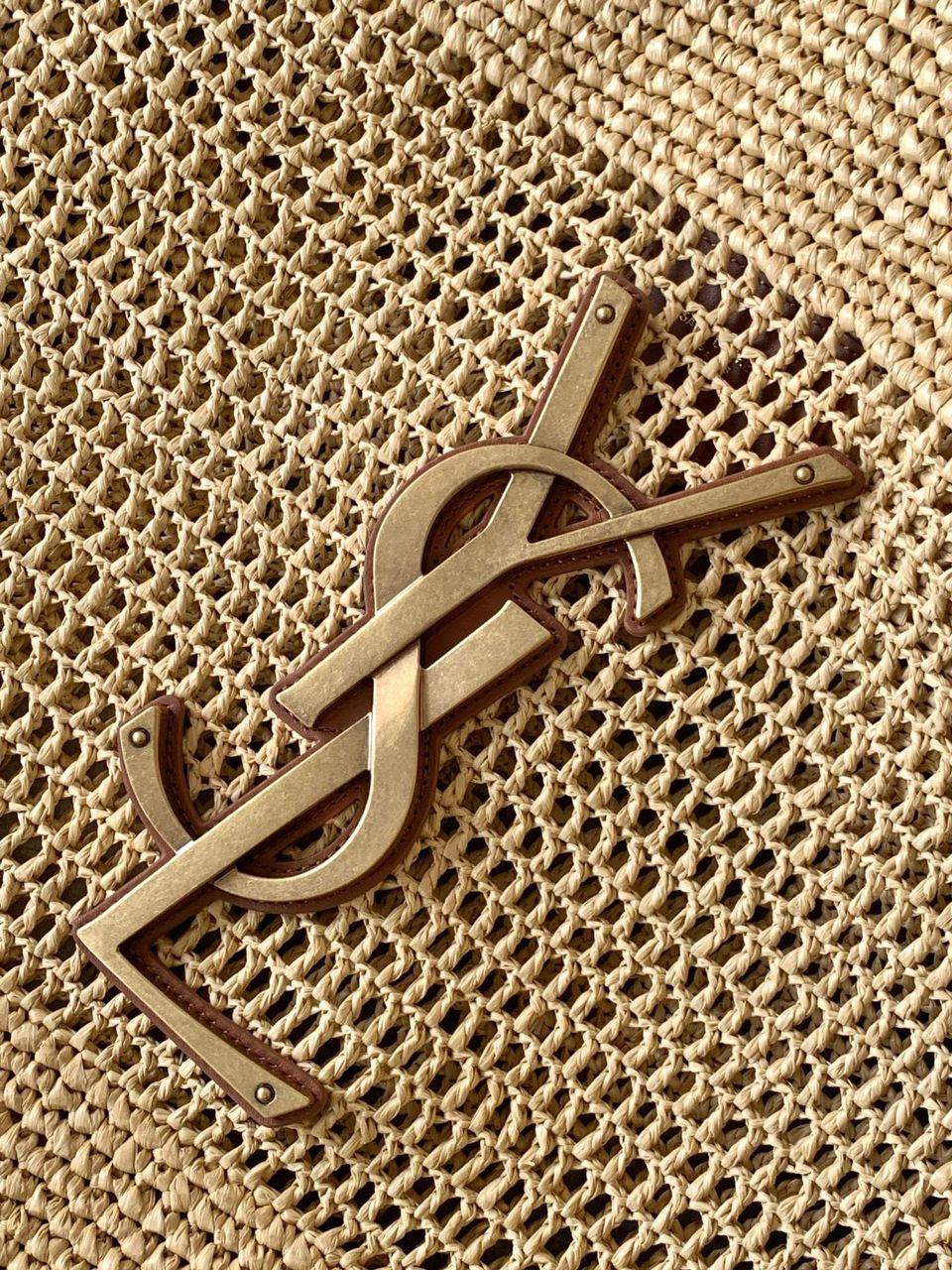 Saint Élise Raffia Tote — Natural Luxury Edition