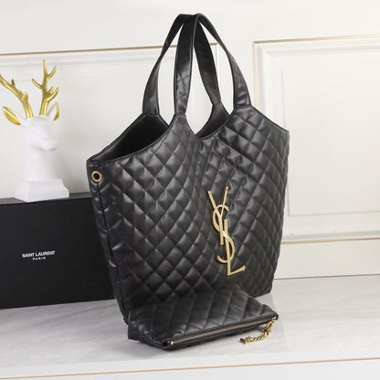 Luxe Paris Quilted Tote