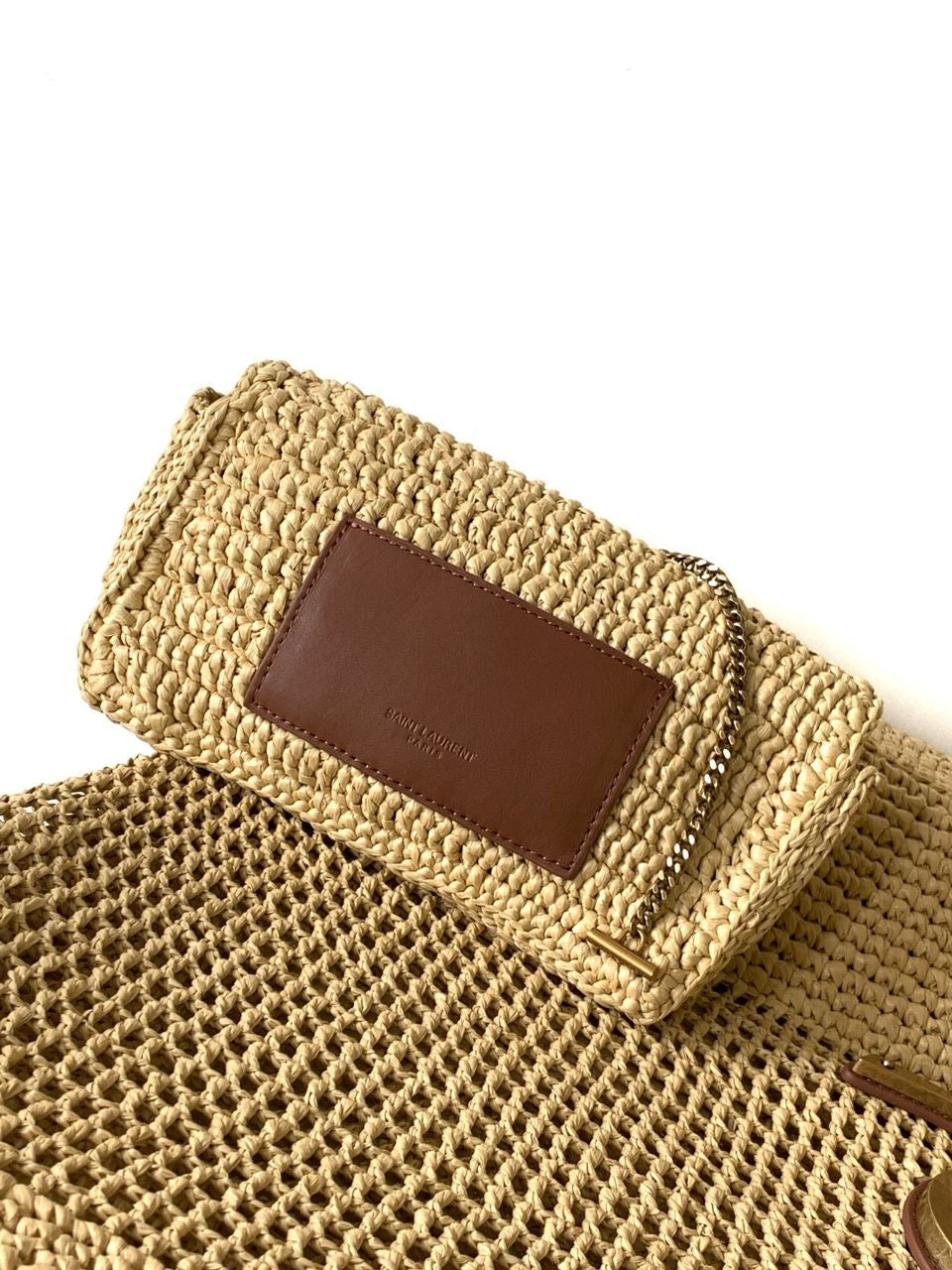 Saint Élise Raffia Tote — Natural Luxury Edition