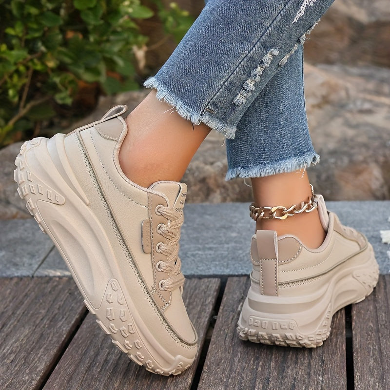 SkyLift Urban Sneakers – Women’s Platform Sneakers Comfortable Stylish Non-Slip Shoes