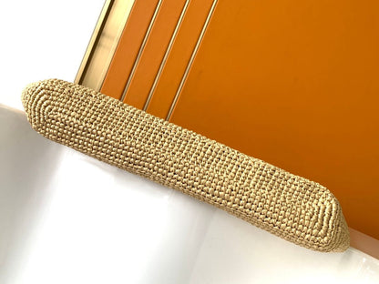 Saint Élise Raffia Tote — Natural Luxury Edition