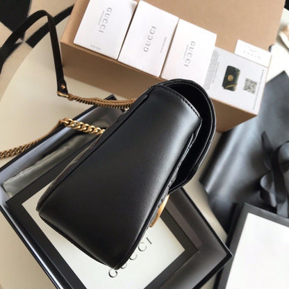 FemmeIcon Quilted Leather Bag – Classic Noir Edition