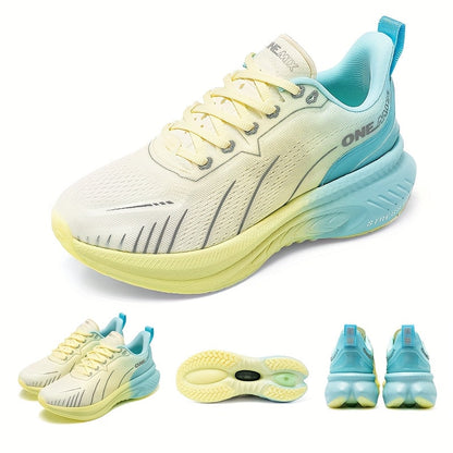 Aurora Gradient Running Sneakers – Women’s Comfortable Lightweight Colorful Sports Shoes