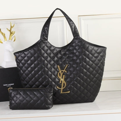 Luxe Paris Quilted Tote