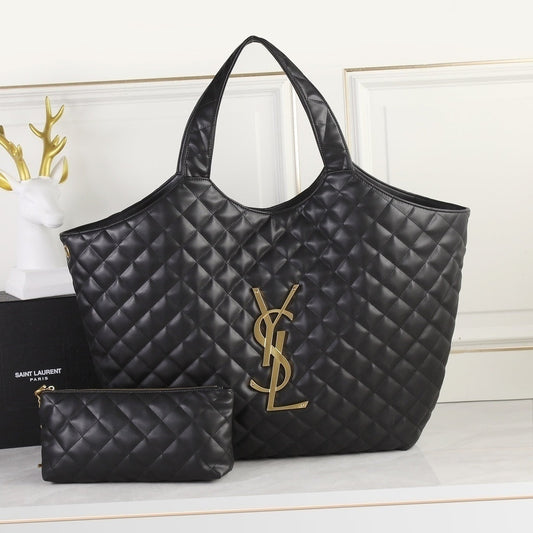 Luxe Paris Quilted Tote