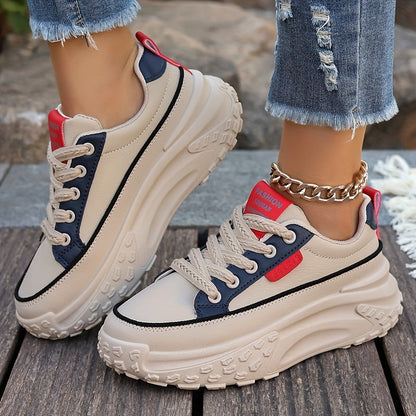 SkyLift Urban Sneakers – Women’s Platform Sneakers Comfortable Stylish Non-Slip Shoes