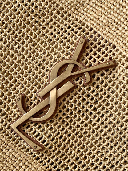 Saint Élise Raffia Tote — Natural Luxury Edition