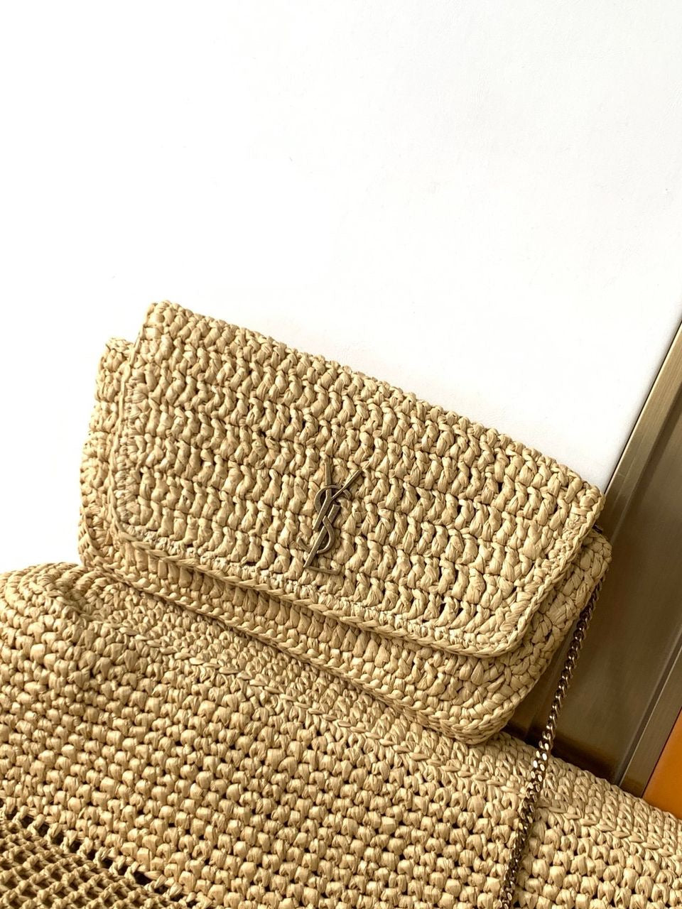 Saint Élise Raffia Tote — Natural Luxury Edition