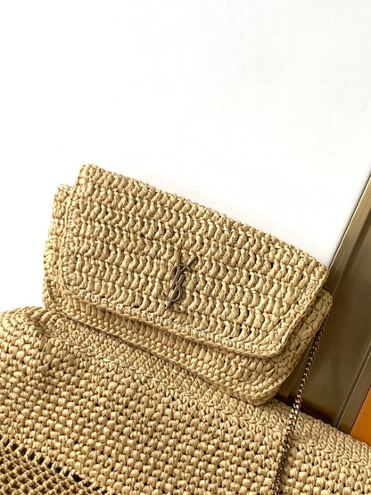 Saint Élise Raffia Tote — Natural Luxury Edition
