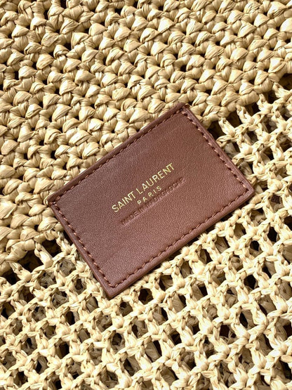 Saint Élise Raffia Tote — Natural Luxury Edition