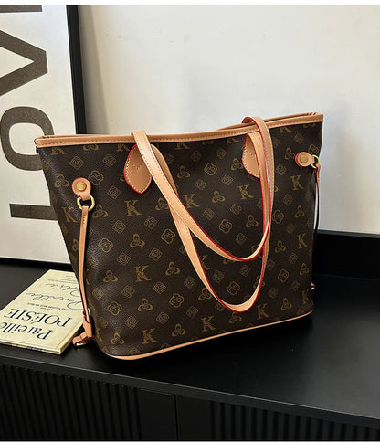 Luxury Monogram Tote – Inspired Neverfull Style