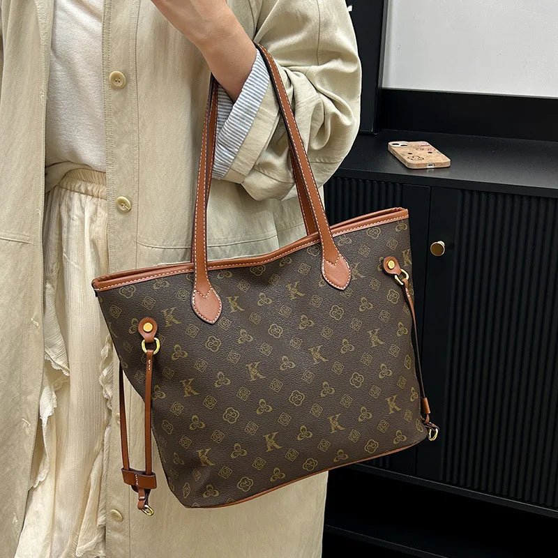 Luxury Monogram Tote – Inspired Neverfull Style