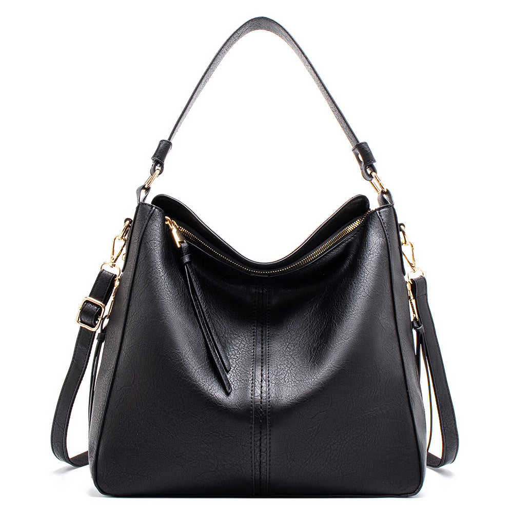 Hobo Bag Women – Large Capacity Retro PU Leather Shoulder & Crossbody Handbag