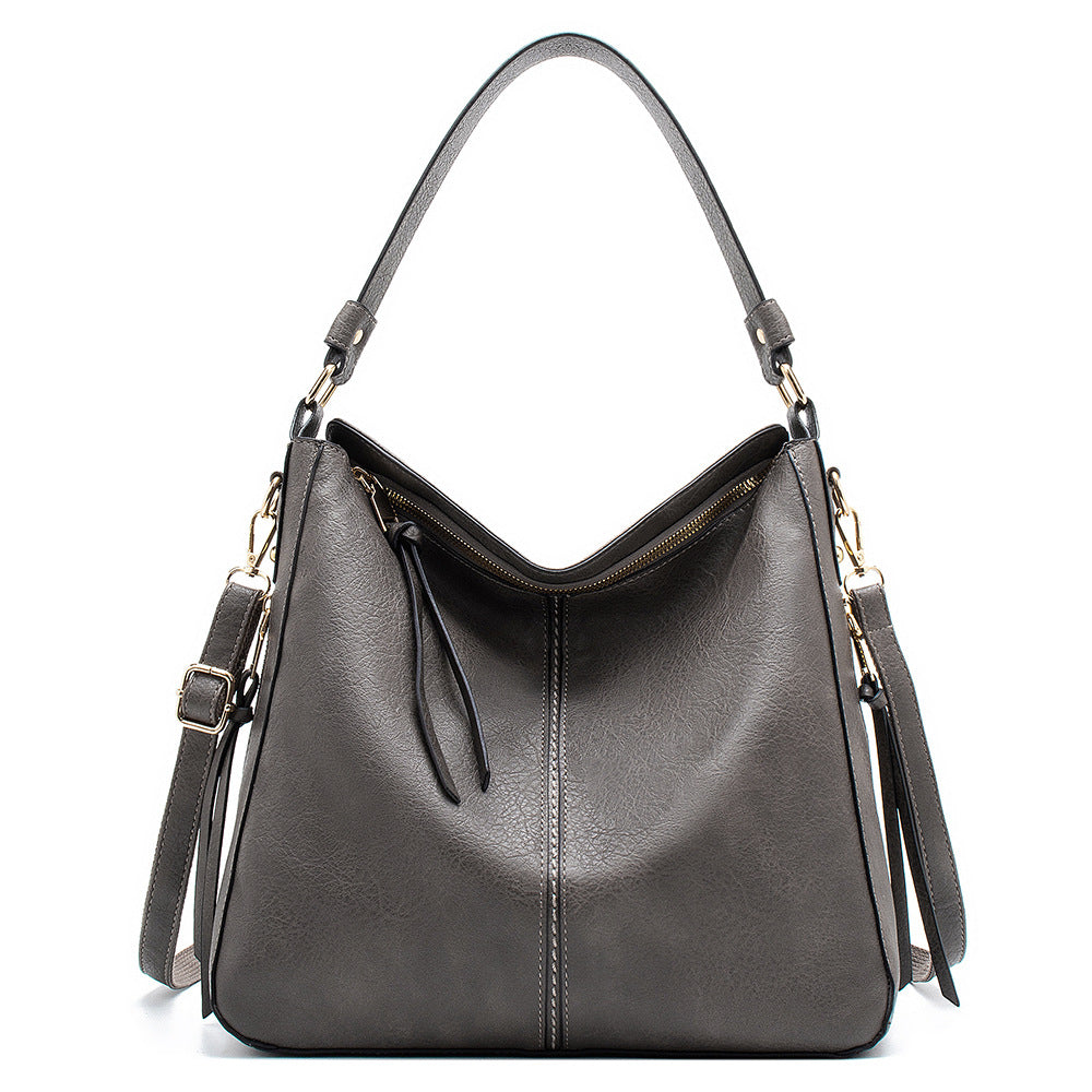 Hobo Bag Women – Large Capacity Retro PU Leather Shoulder & Crossbody Handbag