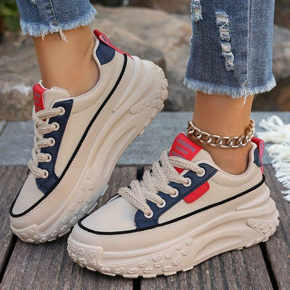 SkyLift Urban Sneakers – Women’s Platform Sneakers Comfortable Stylish Non-Slip Shoes
